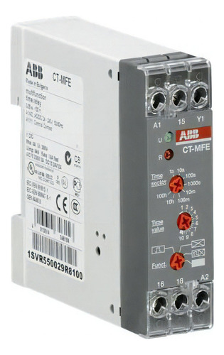 Relé Temporizador Ct-mfe 240v 50/60hz - Abb