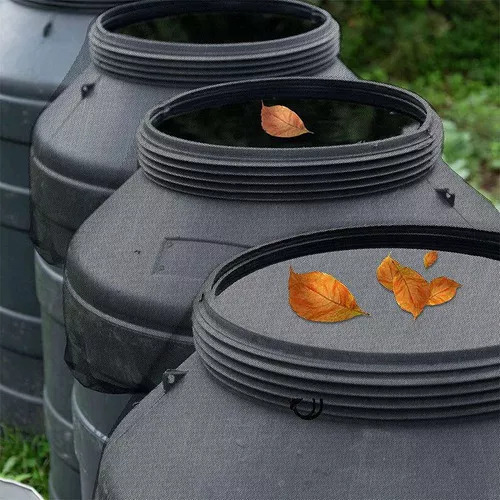 Cubierta De Malla De 3 Piezas Para Barril De Lluvia, Cubo De