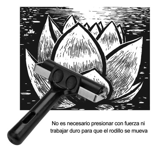 3pcs Rodillo Hule Suave Atl 6-15cm Grabado Linoleo Entintado