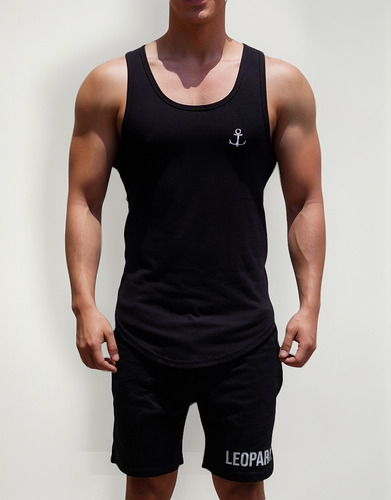 Playera John Leopard Gym Core Tank Leopard Gimnasio Full