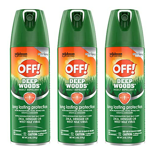 Repelente De Insectos Raidoff Deep Woods 6oz (paquete De 3)