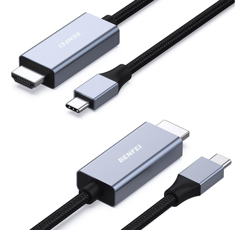 Benfei Paquete De 2 Cables Usb C A Hdmi De 6 Pies [4k A 60hz