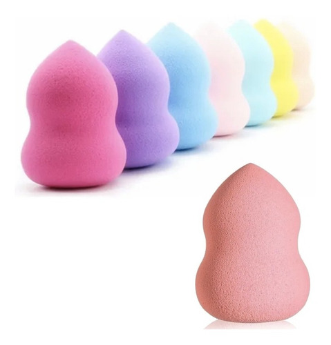 Imagen 7 de 10 de Esponja Blender Maquillaje Esponjas Aplicar Base Contorno