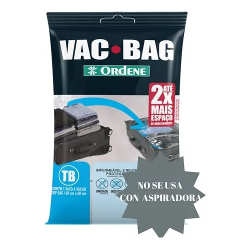Combo X 4 Bolsas Al Vacío Vac Bag Ordene 60x40cm Ideal Viaje