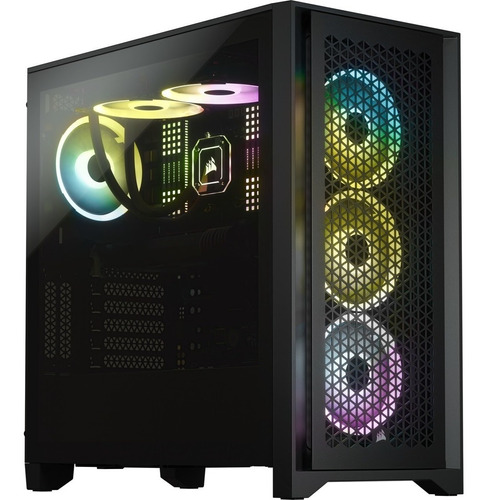 Caja / Chasis Corsair 4000d Vidr Temp Airflow Negra / Blanco