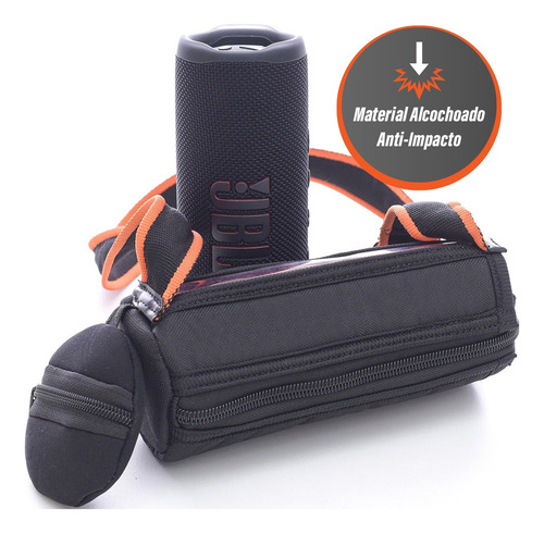 Case Bag Capa Compatível Com Jbl Flip 6 5 Resistente A Água
