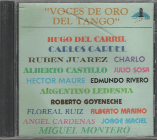 Cd. Varios | Voces De Oro Del Tango 