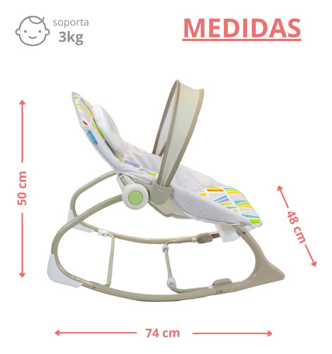 Silla Vibradora Maecedora De Bebé Musical Con Juegos Grou