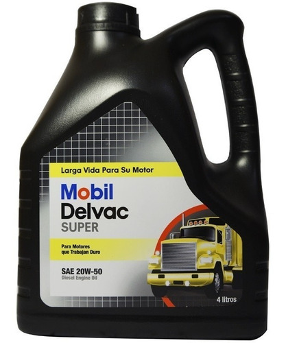 Aceite Mobil Delvac Super 20w-50 Bidon 4 Litros