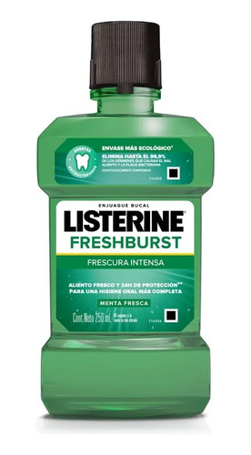 Enjuague Bucal Listerine X250ml 