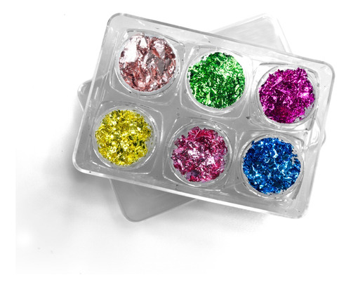 Folha De Ouro Para Unhas Encapsuladas Gel Manicure Nail Art