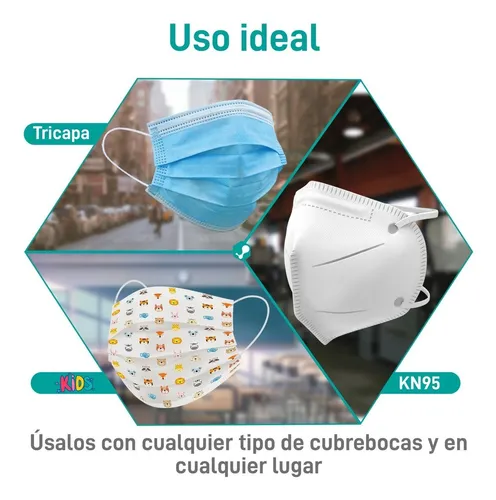 Salva Orejas Sujetador De Cubrebocas Extensor 10 Piezas