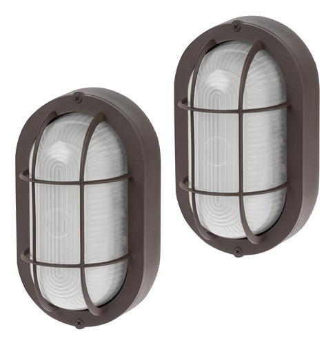 Luz Led Superbrillante De Bronce Integrada Para Mamparo Led,