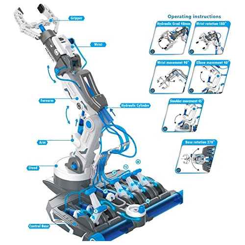 Juguetes Stem, Kit De Brazo Hydrobot, Brazo Robótico, ...