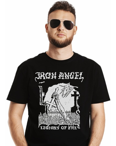 Polera Iron Angel Legions Of Evil Metal Impresión Directa