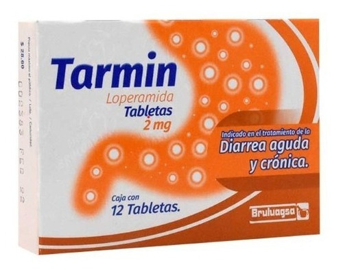 Tarmin Loperamida 2mg Diarrea Aguda Y Cronica 12 Tabletas