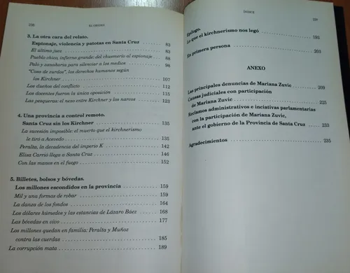 El Origen Corrupcion Kirchnerista En Santa Cruz M. Zuvic (Usado)