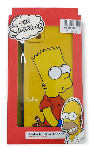 Carcasa Samsung Galaxy A22 5g Diseño Oficial Los Simpsons