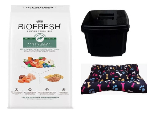 Biofresh Adulto Raza Grande 15k Con Contenedor Y Colchoneta