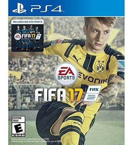 Fifa 17 Ps4 Con Bonus 500 Puntos Fifa Ultimate Team  Playsta