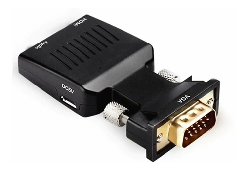 Adaptador Conversor Hdmi A Vga Con Audio (hdmi In - Vga Out)