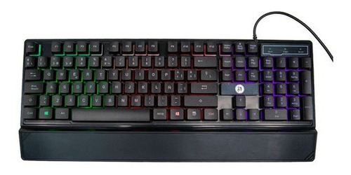 Teclado Gamer Pc Español Compatible Tk-t500 Rgb Global