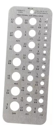 Brocas De Medição De Tamanho De 1,59 A 12,7 Cm