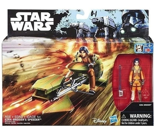 Imagen 1 de 1 de Star Wars Ezra Bridgers Speeder Hasbro Original.