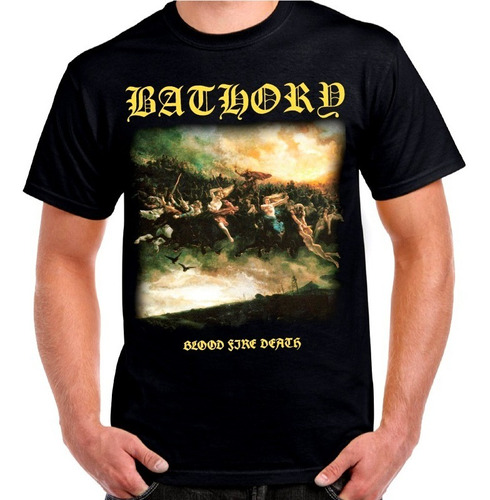 Bathory Blood Fire Death Estampada Impresión Directa