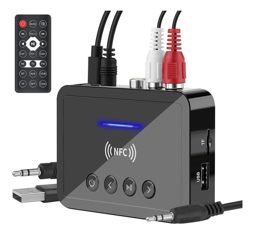 Adaptador Receptor Transmisor Bluetooth 5.0 De Audio 3 En 1