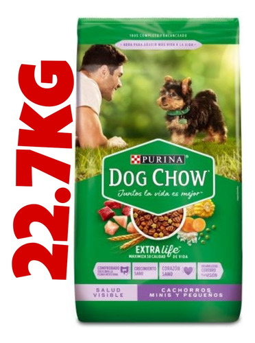 Dog Chow Cachorro Minis Y Pequeños 22.7 