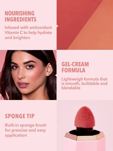 Rubor Líquido Sheglam Color Bloom Hush Hush Con Acabado Mate