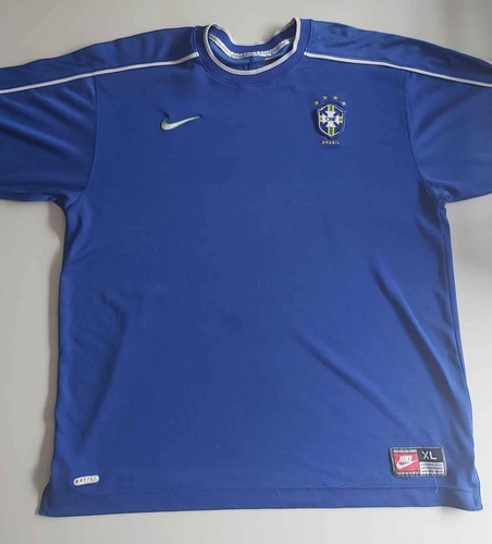 Camiseta De Fútbol Brasil Mundial Francia 1998 Alternativa
