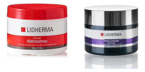 Kit Tense Complex Face Cream + Hidrosomas Hidrata Lidherma 