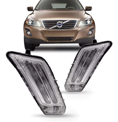 Daylight Led Do Parachoque Volvo Xc60 08 09 10 11 12 13