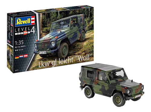 Revell Rv03277 03277 3277 1:35 Lkw Gl Leicht 'wolf' Plastic 