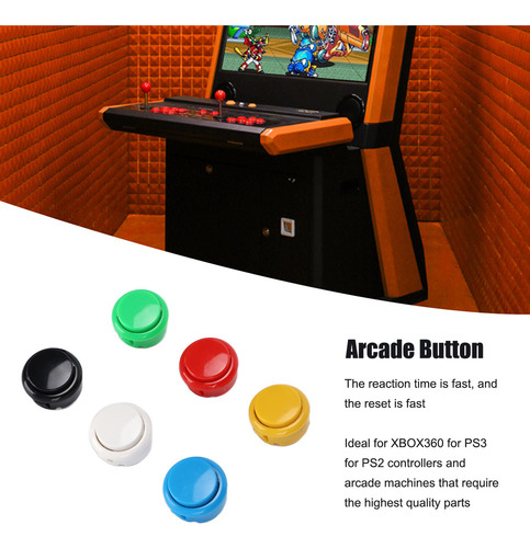 Botones De Consola De Juegos Arcade Joystick Qm070919, Durad
