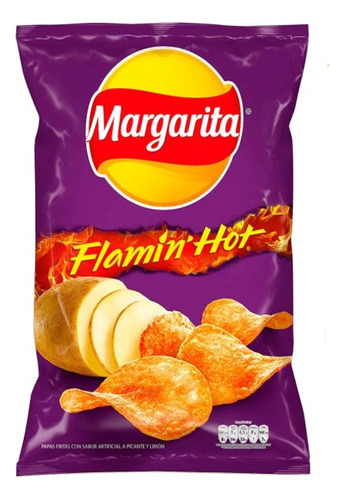 Margarita Flamin Hot X105gr - Kg a $571