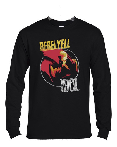 Polera Ml Billy Idol Rebel Yell Alternativo Rock Abominatron