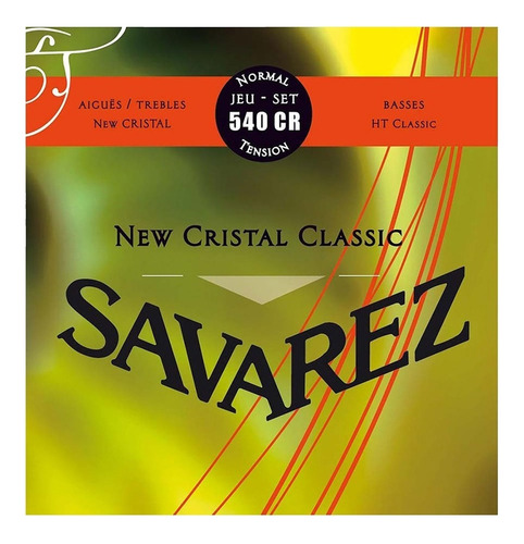 Encordado Guitarra Clasica Savarez 540 Cr New Cristal