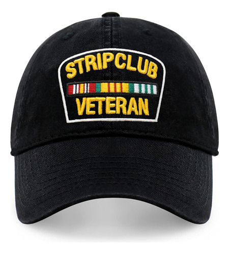 Strip Club Veteran Dad Hat Visera Precurvada Gorra Béisbol