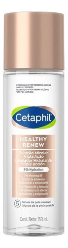 Cetaphil Healthy Renew Solucao Micelar Tripla Acao 160ml Momento de aplicação Dia/Noite Tipo de pele Todo tipo de pele