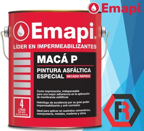 Pintura Asfaltica Emapi Impermeabilizante X 18lts Maca P