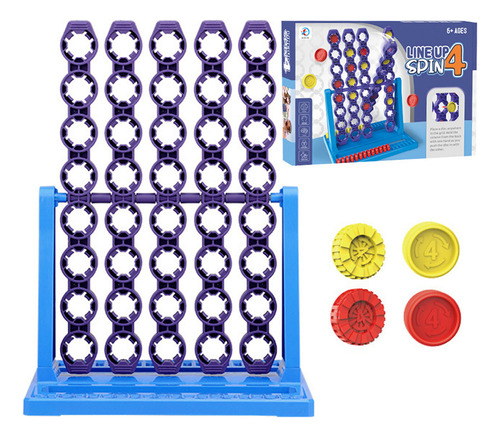 Juegos De Mesa Connect 4 Spin Game For 2 Jugadores Conn