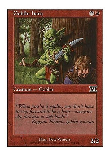 Kits De Magia Magic The Gathering - Goblin Hero - Sexta Edic