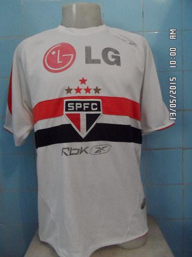 Camisa Do São Paulo 2006 Patch De Campeão Da Libertadores