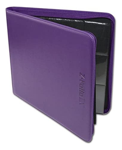 Bcw 12 Pocket Z-folio Lx Game, Purple