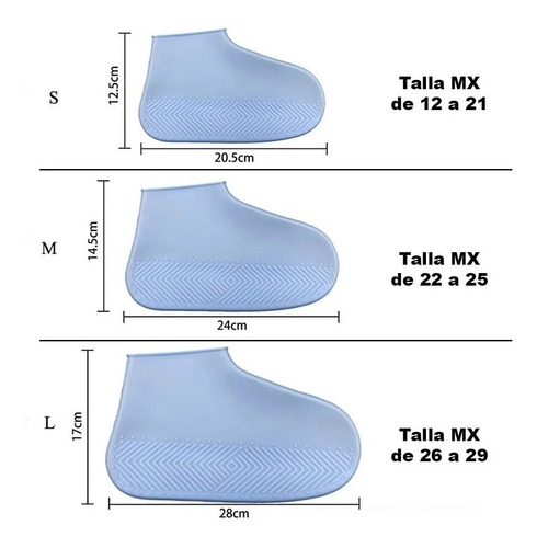 Zapato Para Lluvia 100% Impermeable En Silicona