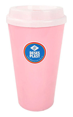 Vaso Termico Conico Paris De Plastico 600ml Deses