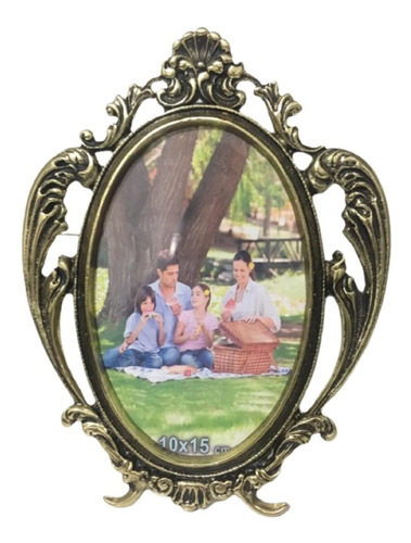 Porta Retrato Em Bronze Foto Namoradas Mãe Decoração Amores